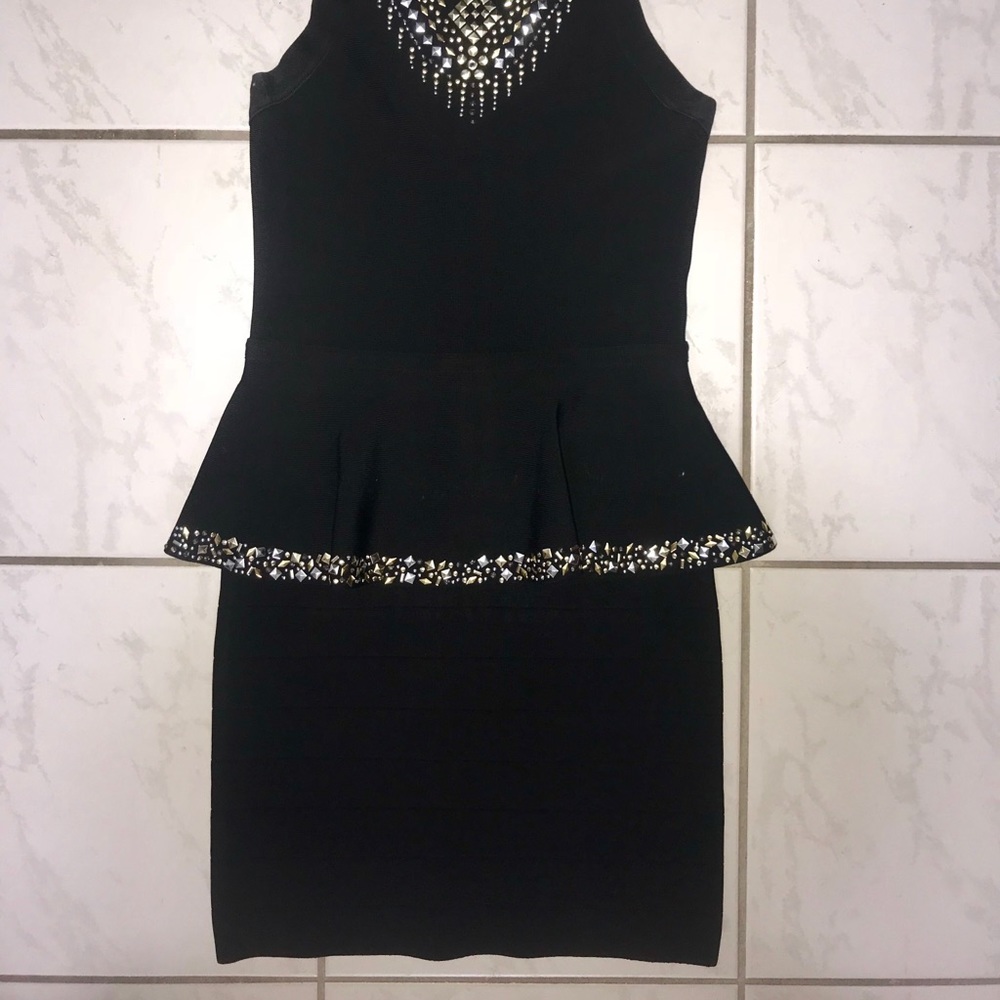 Bebe Peplum Dress - Picture 2 of 2